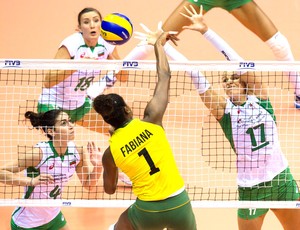 Fabiana, Brasil X Bulgaria - Mundial de Vôlei (Foto: Divulgação / FIVB) Fabiana, Brasil X Bulgaria - Mundial de Vôlei (Foto: Divulgação / FIVB)