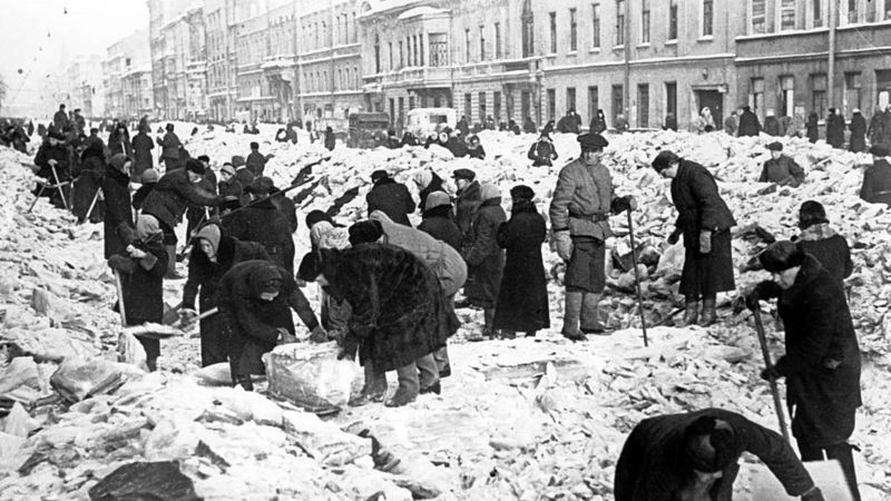 Cerco a Leningrado durou 900 dias (Foto: Getty Images via BBC News)