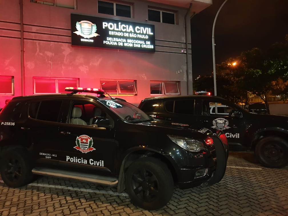 Policiais realizam operação da 4º fase da operação Luz da Infância — Foto: Divulgação Polícia Civil