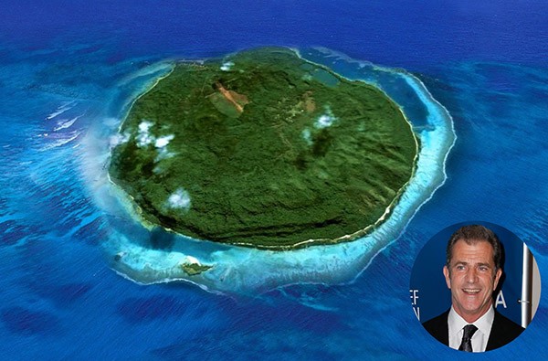 Mel Gibson – Mago Island, Fiji (Foto: Privateislandsmag.com / Getty Images)