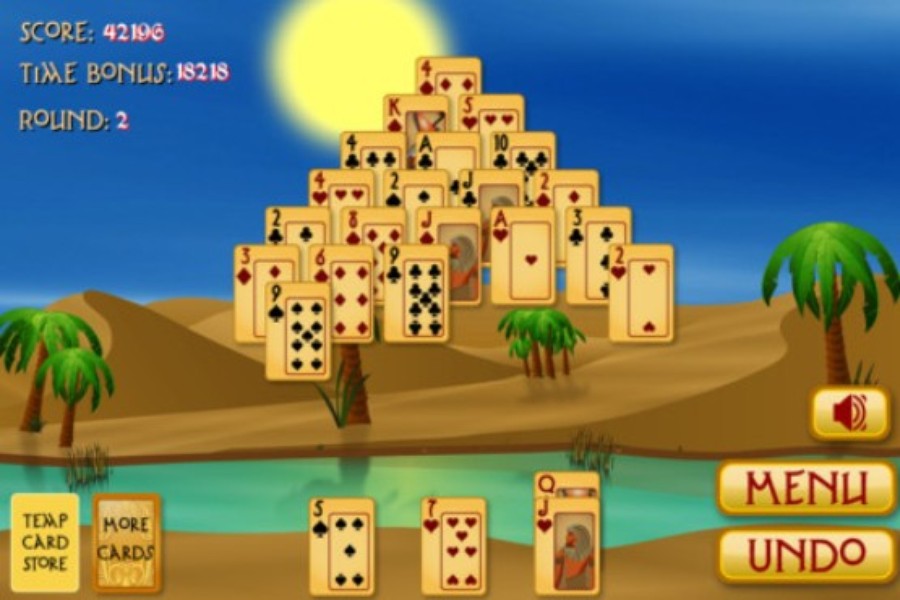 pyramid solitaire ancient egypt online