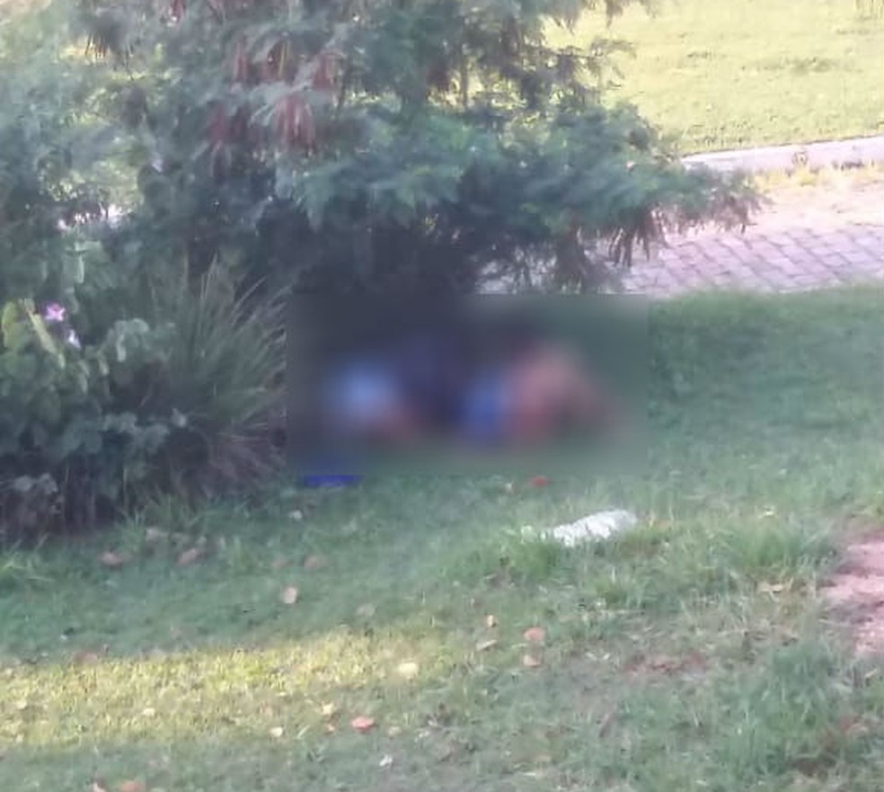 Casal fez sexo no gramado de praça em Sorocaba (Foto: Arquivo pessoal)