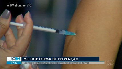 Vacinação contra Covid está disponível em postinhos de Palmas