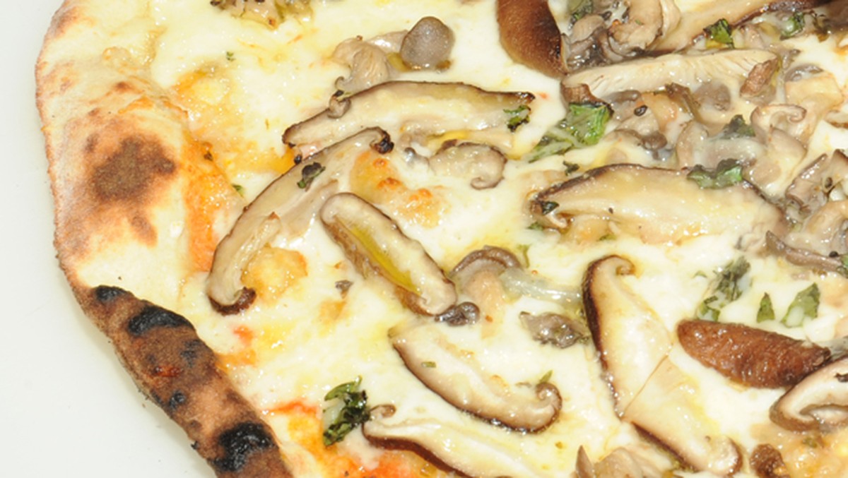 Pizza de shitake Receitas