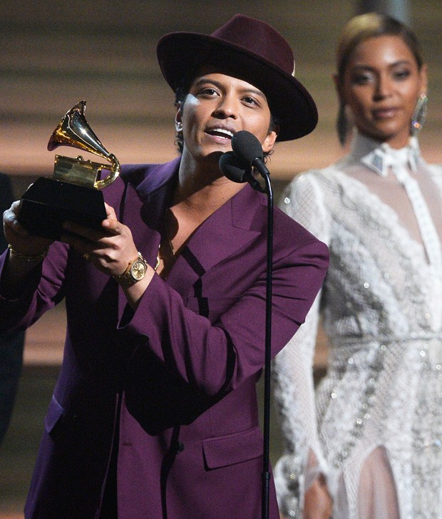 Bruno Mars e Beyoncé (Foto: Kevork Djansezian/Getty Images)