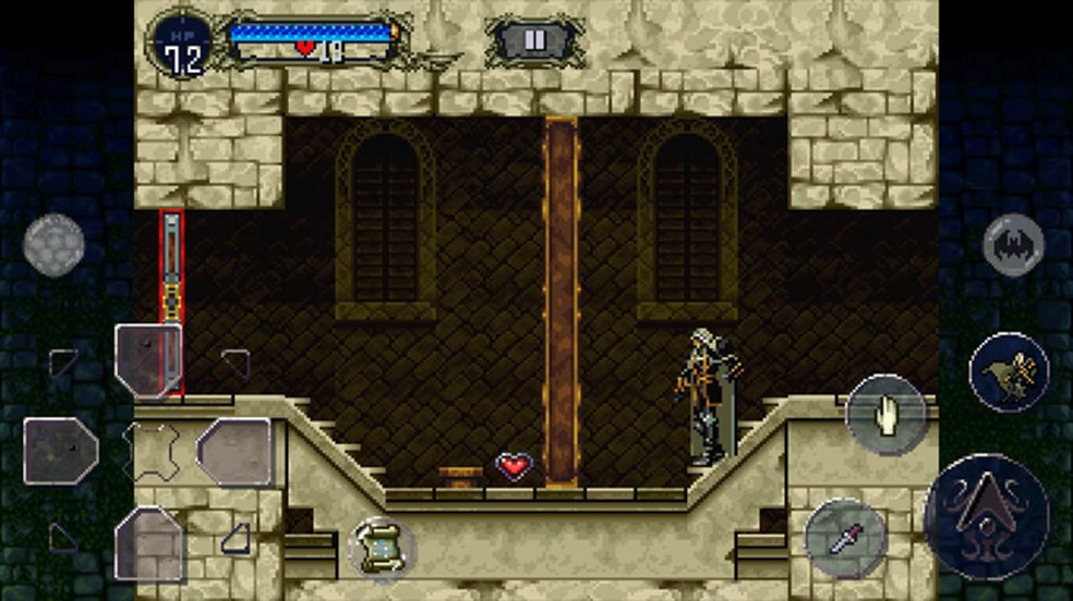 Em Castlevania: Symphony of the Night e outros games "Metroidvania" é comum encontrar obstáculos impossíveis, até novas habilidades serem conquistadas — Foto: Reprodução/Rafael Monteiro