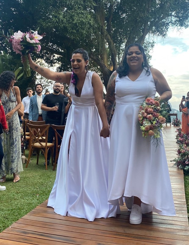Lela Gomes e Gabi Di Mello se casam no Rio (Foto: Reprodução/Instagram)