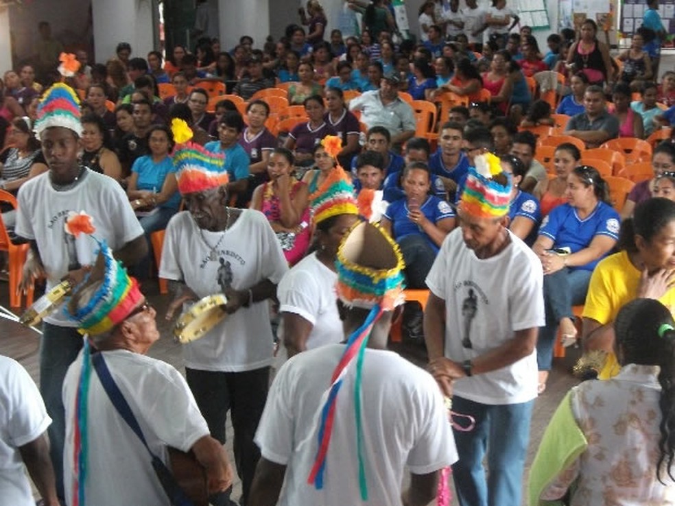 Atividades do evento destacam a cultura e a história da Amazônia, por meio de atividades científicas e artísticas — Foto: Divulgação/Fecima