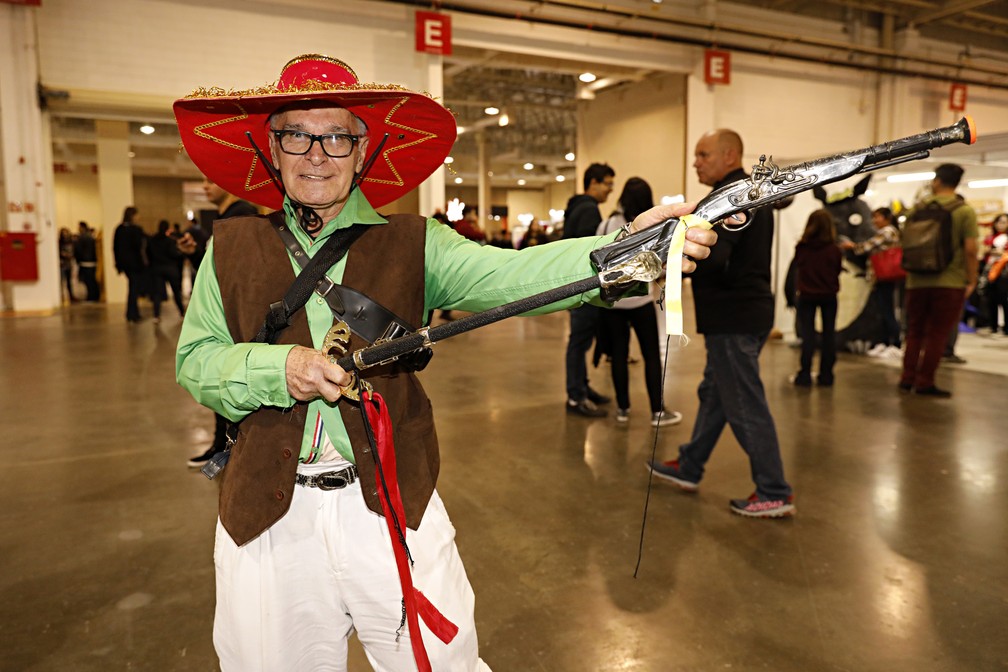 Cosplayer de 79 anos se veste de 'guerrilheiro Pancho Villa' na Anime  Friends | Pop & Arte | G1