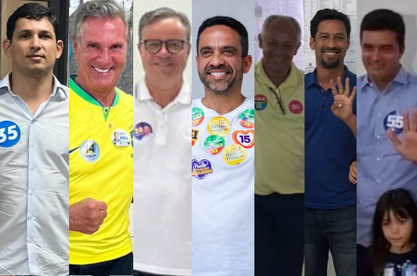 Candidatos ao governo de Alagoas votam no 1º turno das eleições