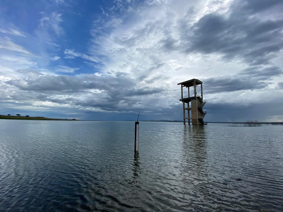 Barragem Armando Ribeiro, maior reservatório de água do RN — Foto: Divulgação