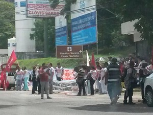 Movimento grevista começou nesta quarta-feira (19) (Foto: Camila Torres/Inter TV Cabugi) Movimento grevista começou nesta quarta-feira (19) (Foto: Camila Torres/Inter TV Cabugi)