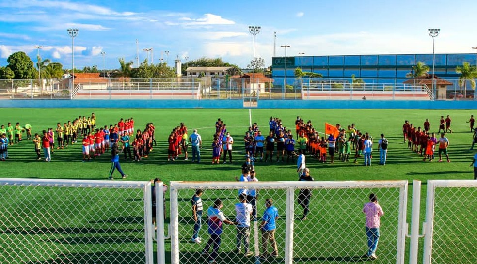 21 escolinhas de futebol de Macap&aacute; participaram da competi&ccedil;&atilde;o &mdash; Foto: Divulga&ccedil;&atilde;o/PMM