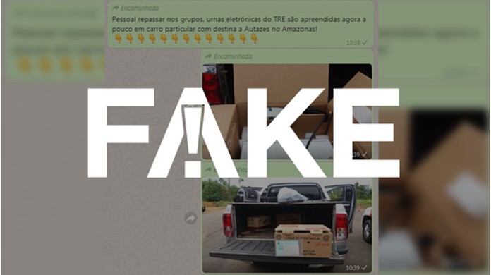 &Eacute; #FAKE que urnas eletr&ocirc;nicas irregulares foram apreendidas em carro  particular | Fato ou Fake | G1