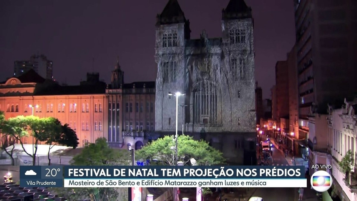 Natal Iluminado tem projeções em prédios e show de harpa no Centro de SP a  partir desta sexta | São Paulo | G1