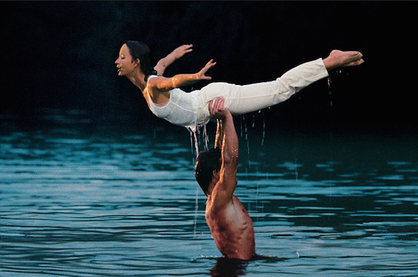 Jennifer Grey e Patrick Swayze na cena clássica de 'Dirty Dancing' (Foto: Reprodução)