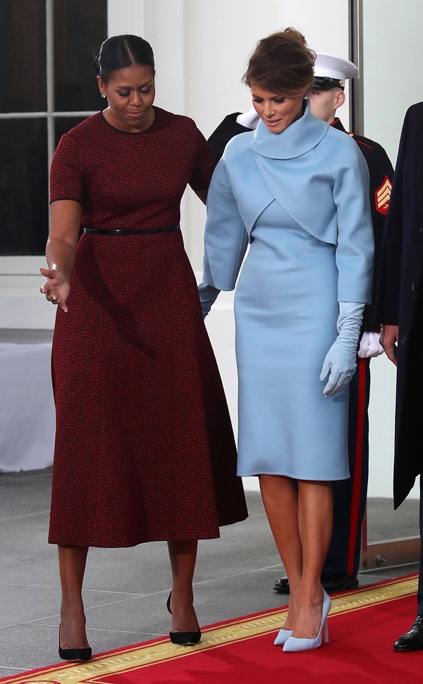 Michelle Obama e Melania Trump (Foto: Getty Images)
