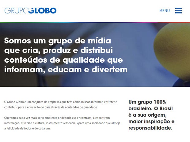 Grupo Globo - Mídia e Conteúdo