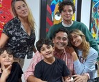 Luciano Szafir com os filhos, a mulher e o genro  | Reprodução/ Instagram