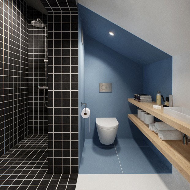 10 banheiros com tons de azul (Foto: Reprodução)