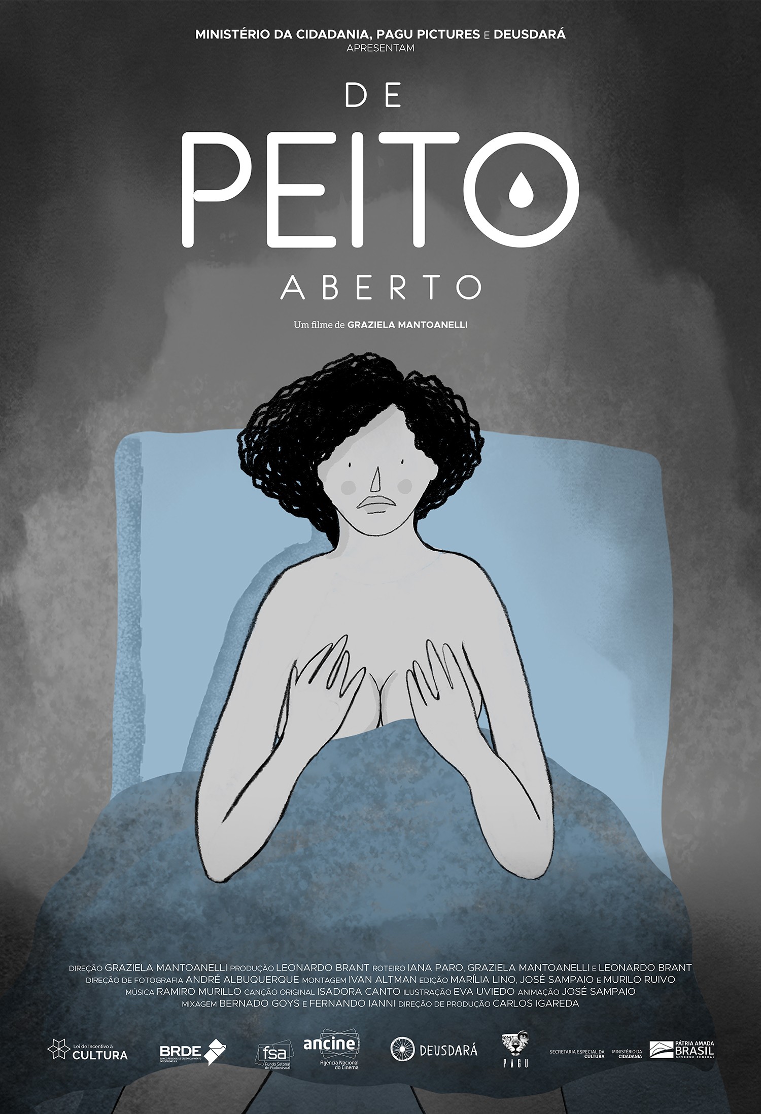 Cartaz do filme ' De Peito Aberto'  (Foto: Divulgação)
