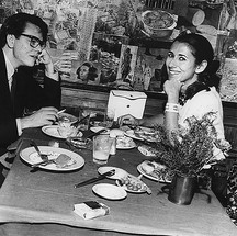 Com Eduardo Coutinho e Vera de Paula em Paris, em 1968