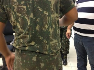 Marido suspeito da agressãqo foi levado à Central de Flagrantes (Foto: Marcelo Marques/ G1 RR)