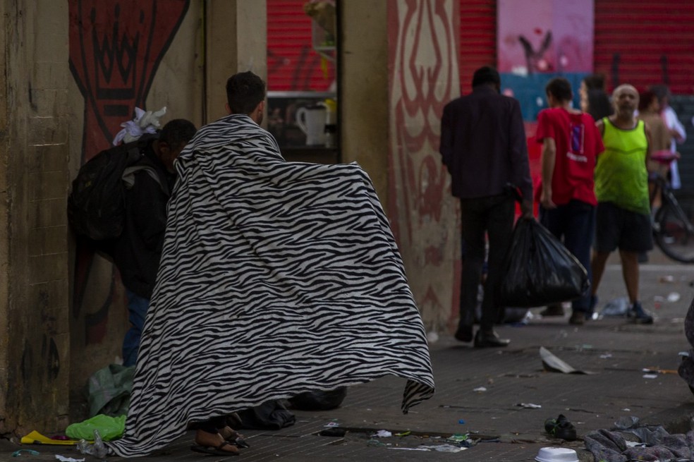 Cracolândia de SP: operações policiais espalharam usuários de drogas, principalmente crack — Foto: Edilson Dantas