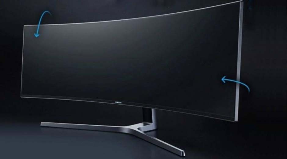 O monitor usa tecnologia QLED e tem resolução de Full HD duplo (Foto: Reprodução)