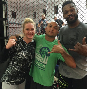 BJ Penn, Holly Holm, Jon Jones, UFC (Foto: Reprodução/Instagram)