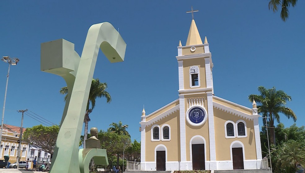Catedral de Salgueiro, PE — Foto: Reprodução / TV Grande Rio