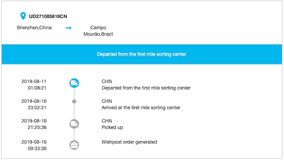 Como rastrear pedido do Wish no Brasil pelo PC | E-commerce | TechTudo