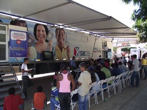 SAC Móvel em Camaçari (Foto: Adenilson Nunes/Divulgação)