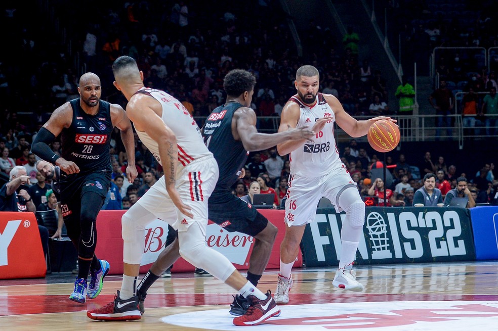 Flamengo x Franca final NBB basquete — Foto: Marcelo Cortes/CRF