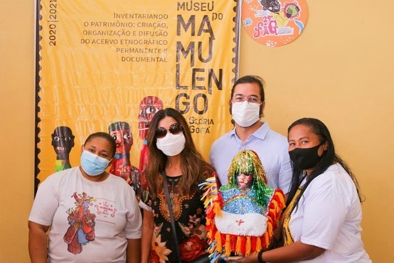Fátima Bernardes e Túlio Gadêlha visitam o Museu do Mamulengo em Olinda (Foto: Reprodução/Instagram)