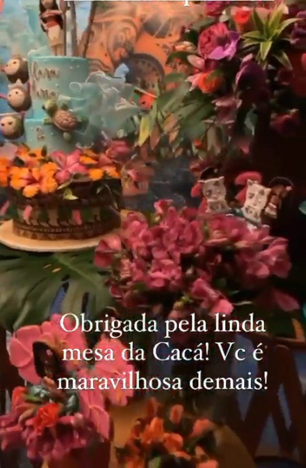 Tatá Werneck mostra decoração da festa de 2 anos de Clara Maria (Foto: Reprodução / Instagram)