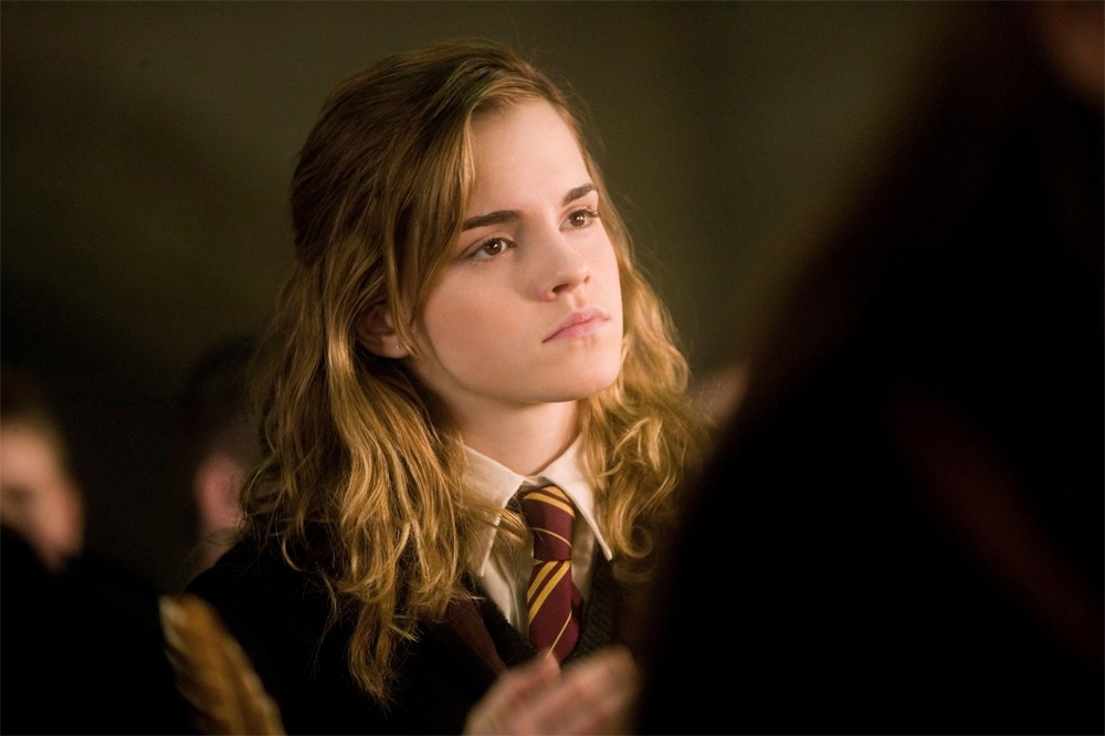 A atriz Emma Watson caracterizada como Hermione Granger em Harry Potter (Foto: Reprodução)