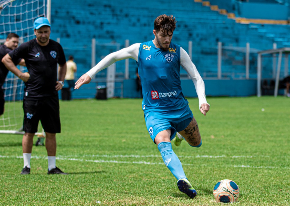 Bruno Paulista pode estrear pelo Paysandu contra o Águia de Marabá — Foto: John Wesley/Ascom Paysandu