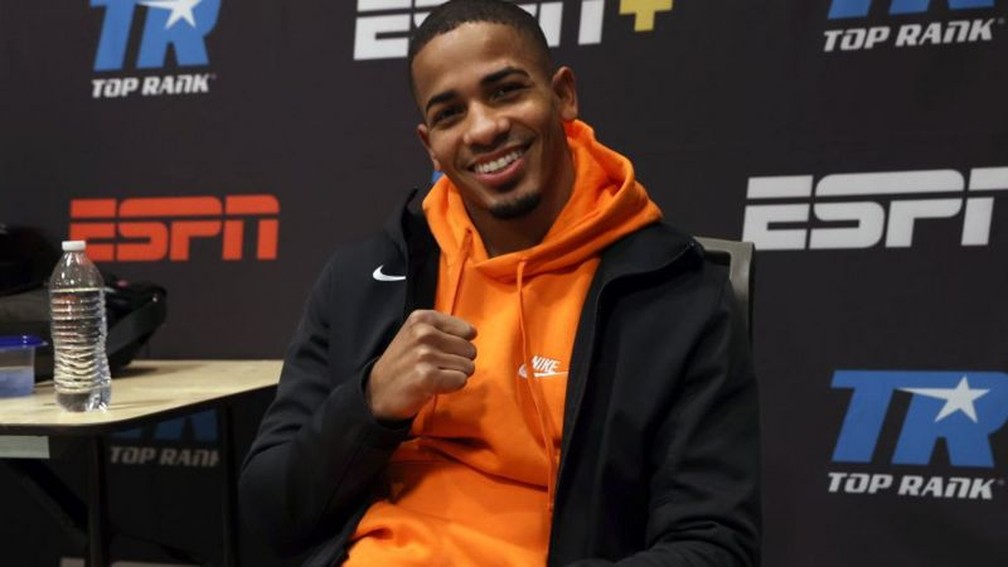 Félix Verdejo Sánchez compete na categoria peso-leve — Foto: Getty Images/BBC