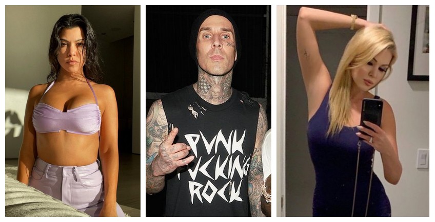 Kourtney Kardashian, Travis Barker e Shanna Moakler (Foto: Instagram)