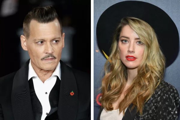 Os atores Johnny Depp e Amber Heard (Foto: Getty Images)