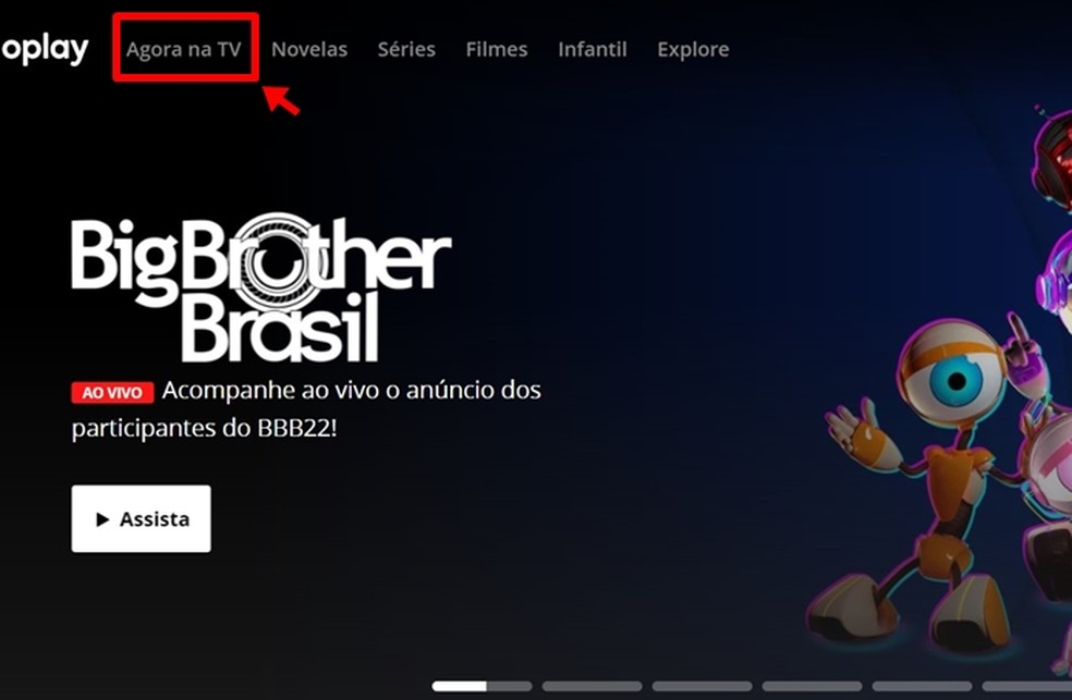 BBB 22: estreia do reality pode ser assistida online, pelo Globoplay, acessando a aba 