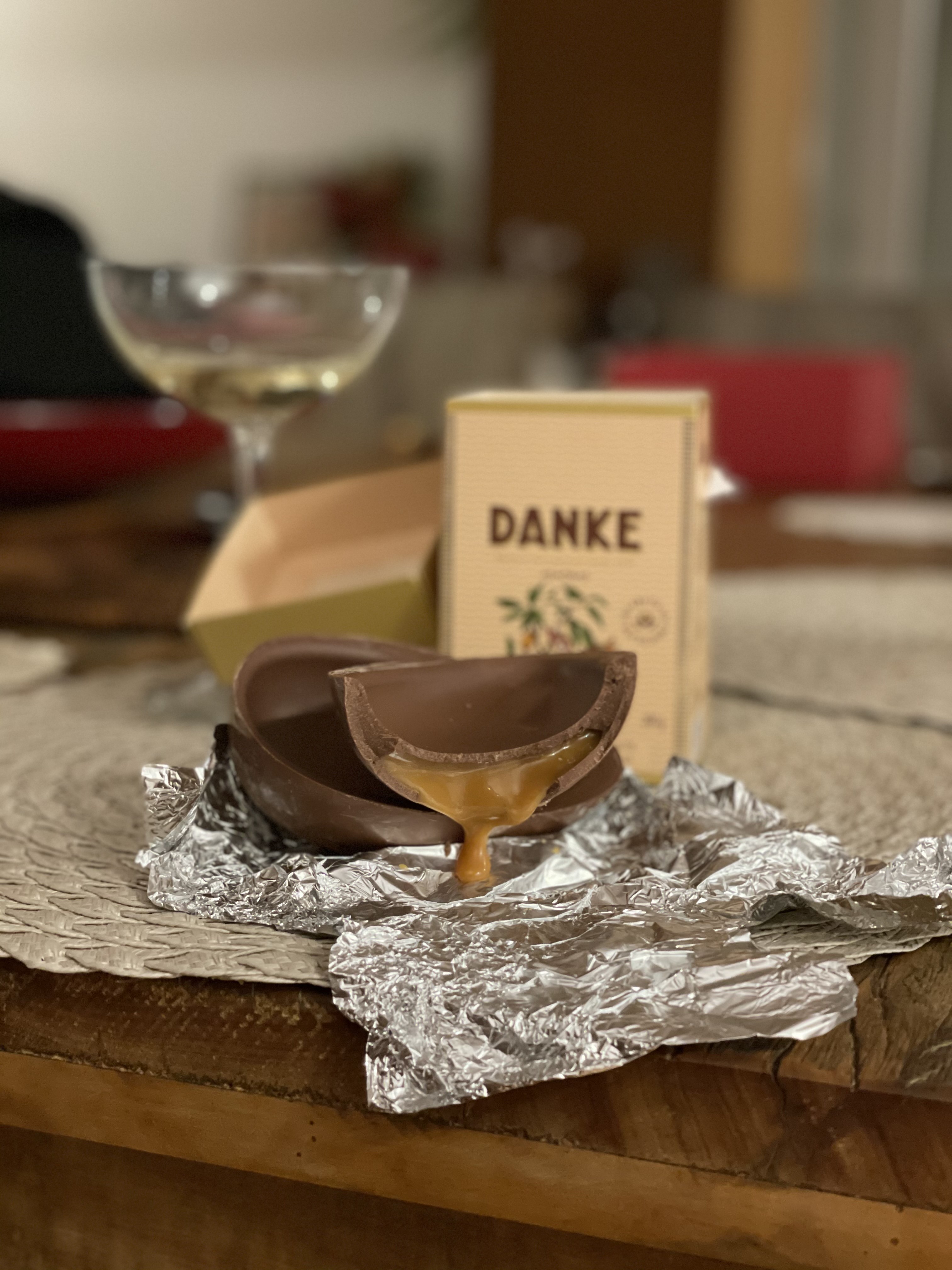 Danke – Ovo de Chocolate ao leite com recheio de caramelo. (Foto: Larissa Januário)