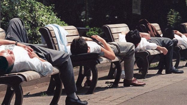 A morte por excesso de trabalho no Japão tornou-se uma questão séria (Foto: Getty Images via BBC)