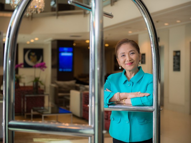 Chieko Aoki, fundadora e presidente da Blue Tree Hotels: liderança é saber ouvir e abrir caminhos (Foto: Divulgação)
