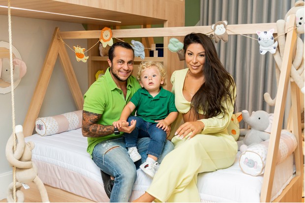 Thammy Miranda e Andressa Ferreira mostram novo quarto do filho Bento (Foto: Divulgação)