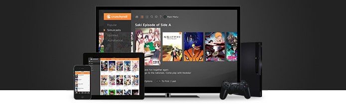 Crunchyroll, site oferece o streaming de centenar de Animes (Foto: Divulga??o/Crunchyroll)