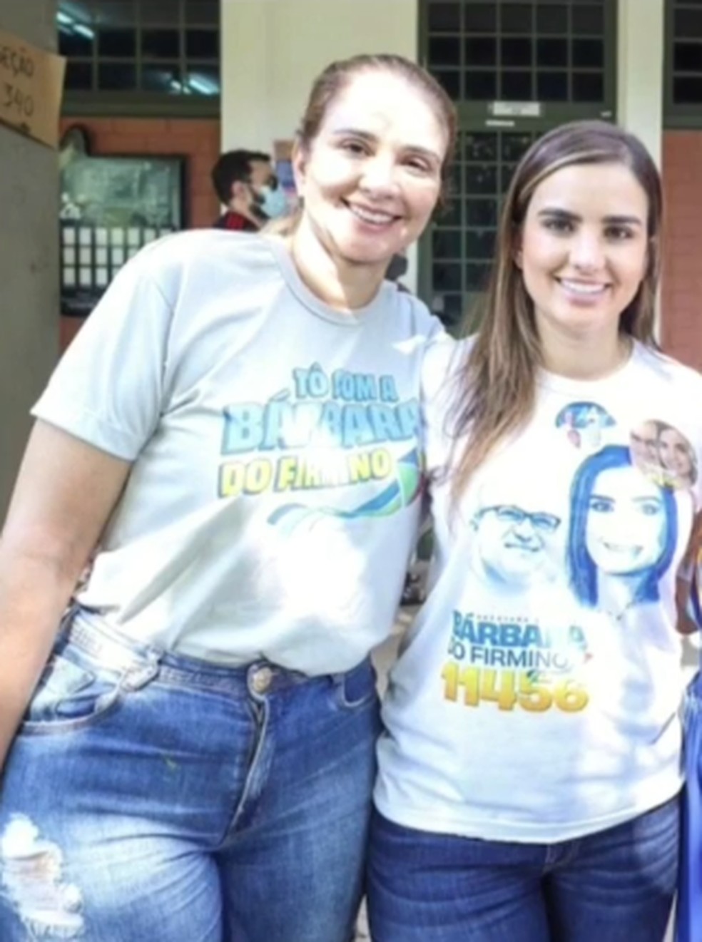 Lucy Soares (Progressistas) e Bárbara do Firmino (Progressistas)  — Foto: Reprodução