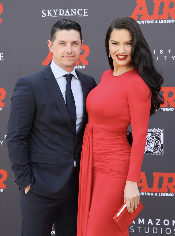 Adriana Lima e o namorado, Andre Lemmers — Foto: Getty Images