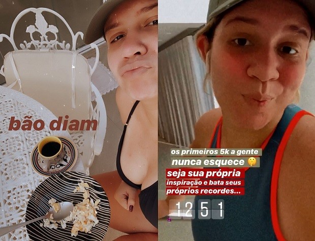 Marília Mendonça mostra rotina fitness (Foto: Reprodução/Instagram)